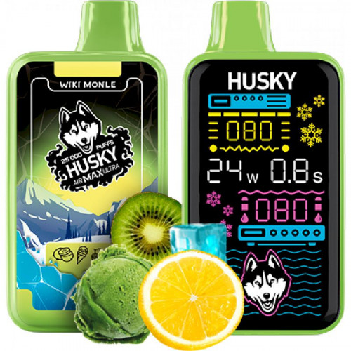Husky Air Max Ultra Strong 25000 Wiki Monle (Киви Мороженое Лимон)
